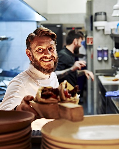Chef Konstantinos Kamperis du restaurant Khora