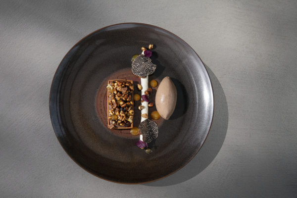 Menu truffe à Châteauvieux