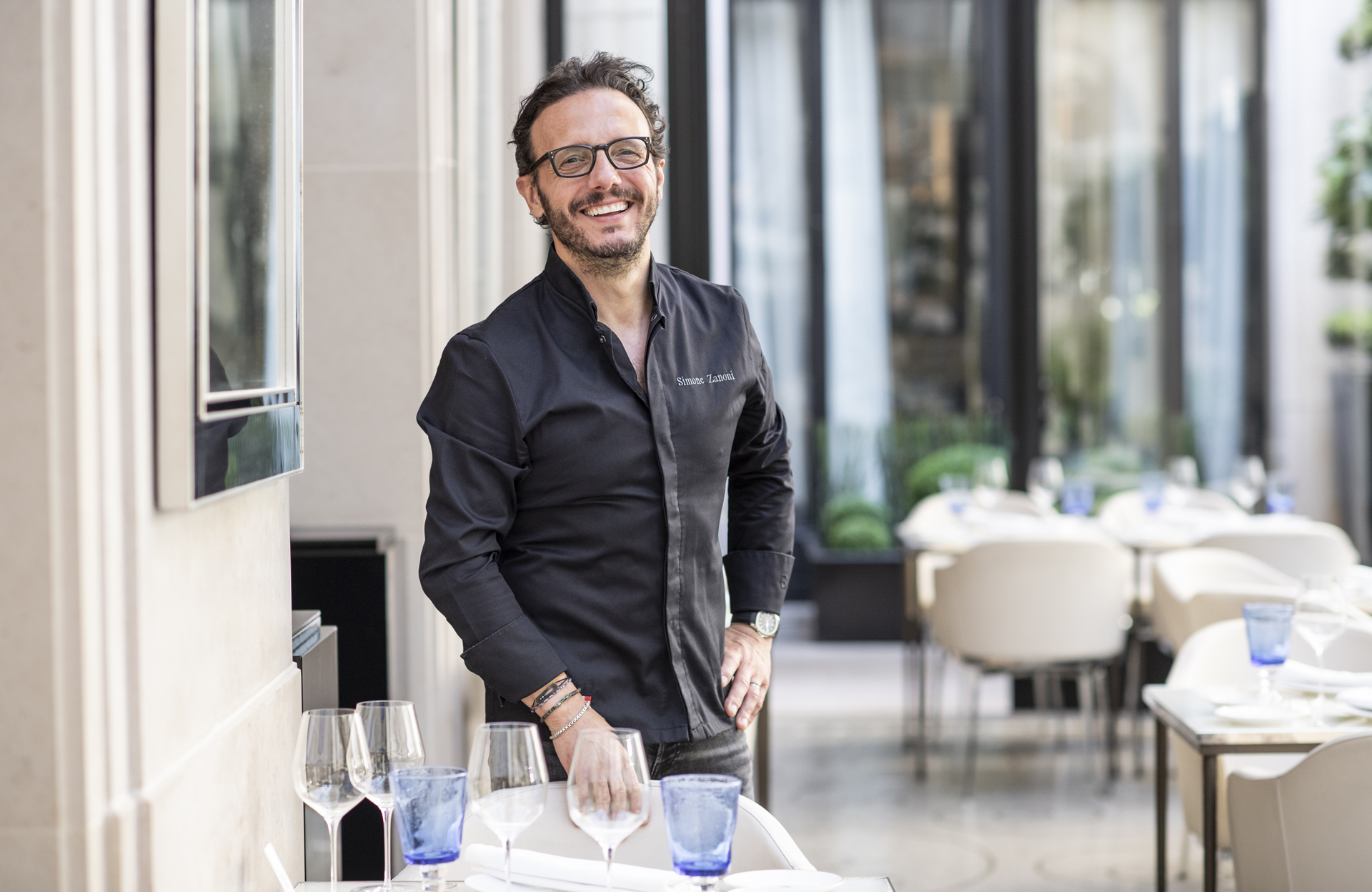 Simone Zanoni's maccheroncini caldi e freddi summer chef's recipe