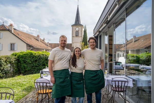 L’Auberge de Confignon : campagne, Salève et risotto